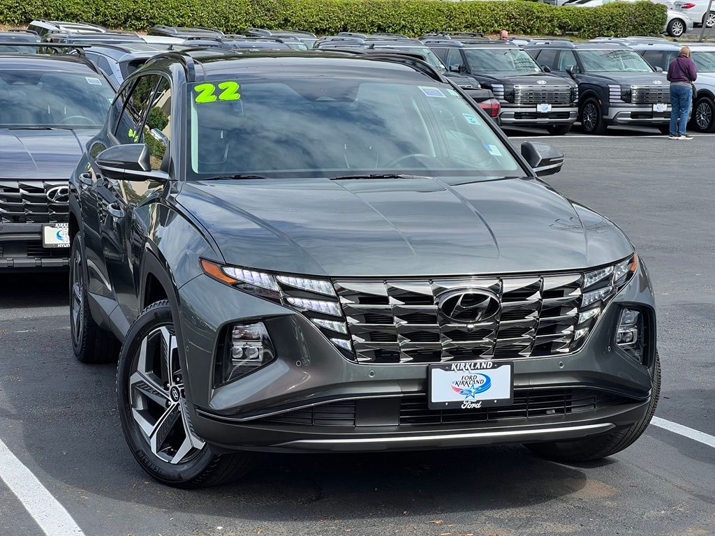 Amazon Gray 2022 Hyundai Tucson SUV / Crossover All-Wheel Drive 8-Speed Automatic