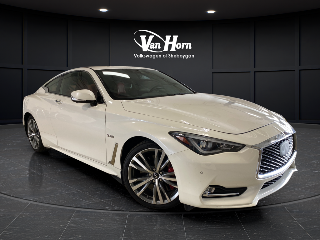 White 2017 INFINITI Q60 Coupe All-Wheel Drive 7-Speed Automatic