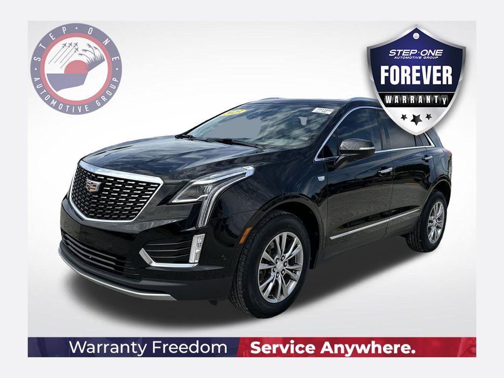Stellar Black Metallic 2023 Cadillac XT5 Premium Luxury FWD SUV / Crossover Front-Wheel Drive 9-Speed Automatic