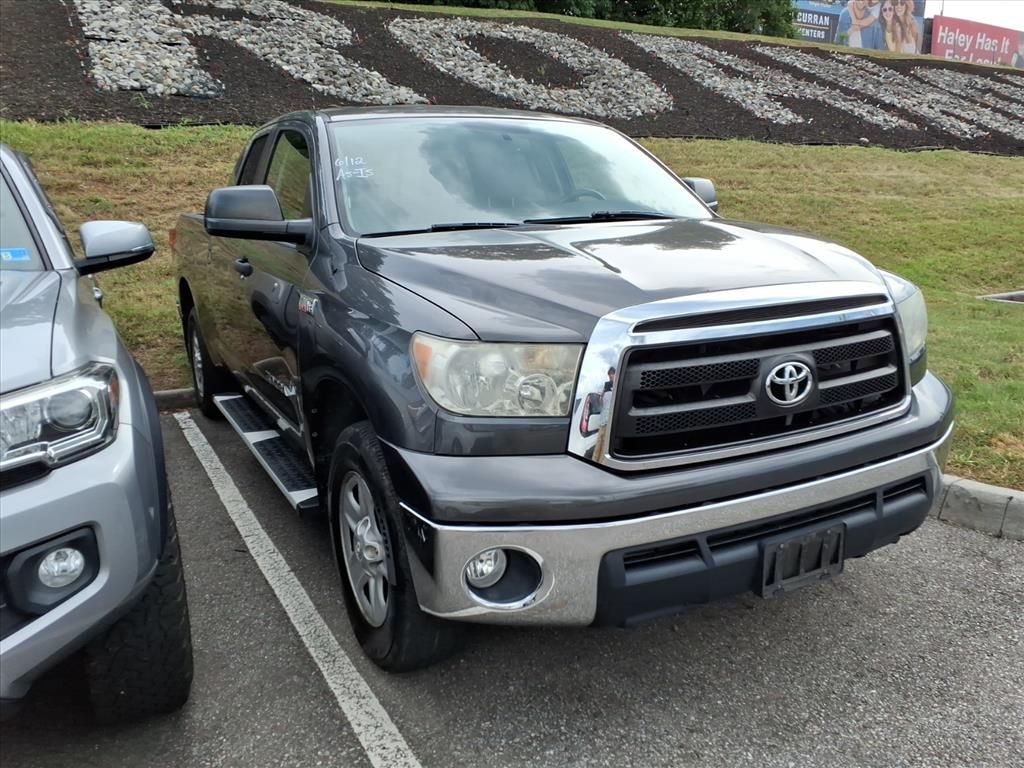Magnetic Gray Metallic 2013 Toyota Tundra Grade Double Cab 5.7L 4WD Pickup Truck Four-Wheel Drive 6-Speed Automatic Overdrive