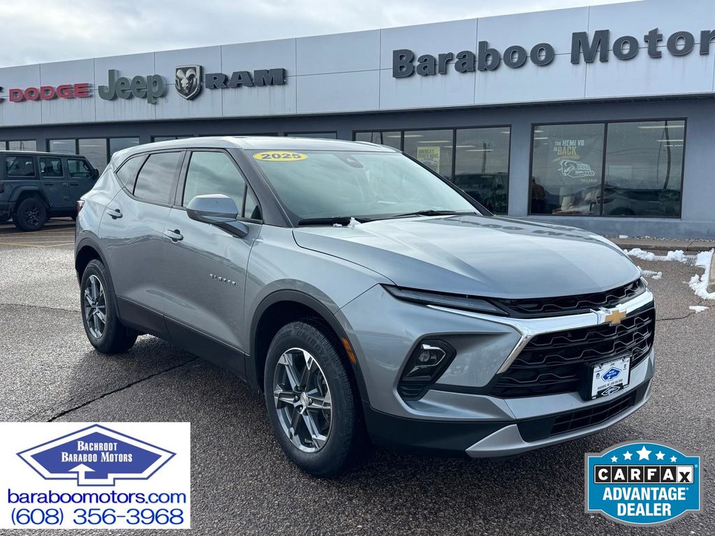Sterling Gray Metallic 2025 Chevrolet Blazer 2LT AWD SUV / Crossover All-Wheel Drive 9-Speed Automatic Overdrive