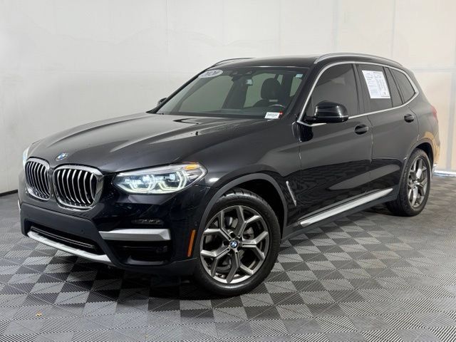 Black Sapphire Metallic 2020 BMW X3 SUV / Crossover Rear-Wheel Drive 8-Speed Automatic