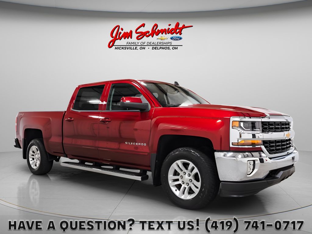 Cajun Red Tintcoat 2018 Chevrolet Silverado 1500 Pickup Truck Four-Wheel Drive 6-Speed Automatic Overdrive