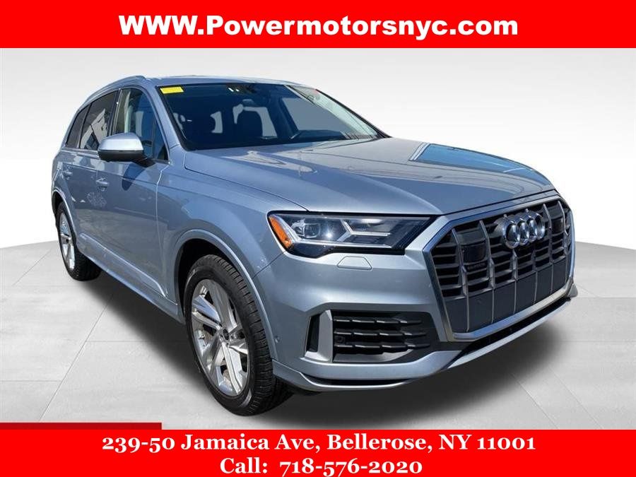 Silver 2023 Audi Q7 SUV / Crossover All-Wheel Drive 8-Speed Automatic
