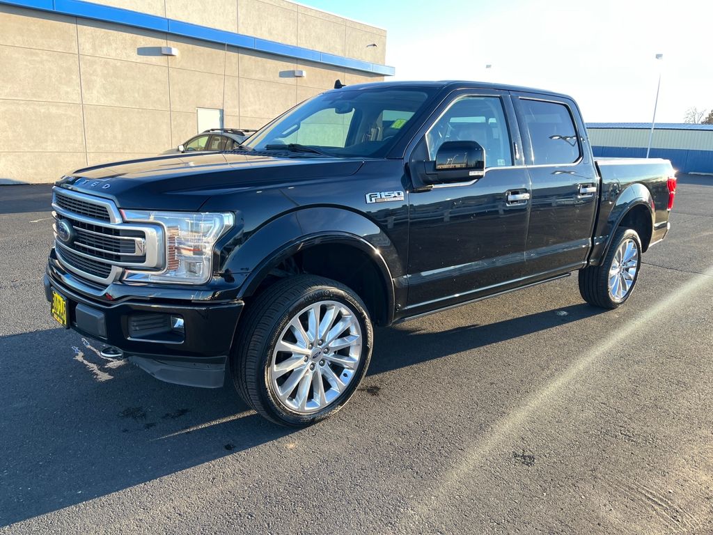 Agate Black Metallic 2020 Ford F-150 Limited SuperCrew 4WD Pickup Truck Four-Wheel Drive Automatic
