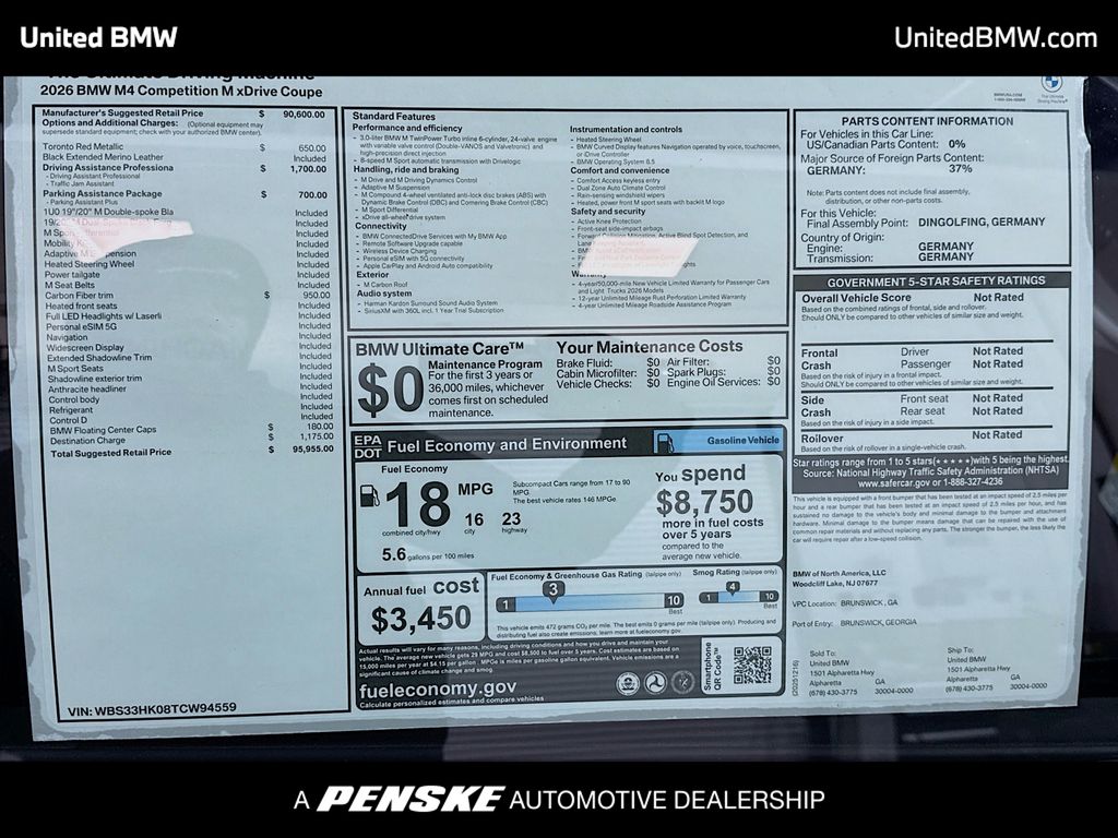 Thumbnail: 2026 BMW M4 - 14