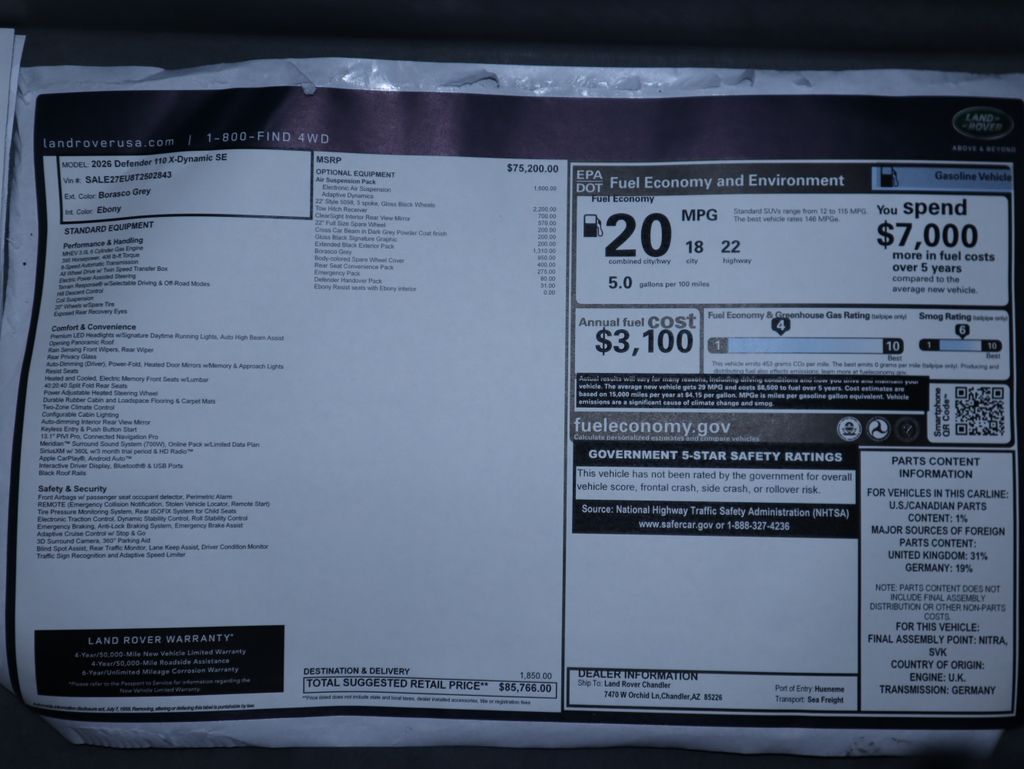 Thumbnail: 2026 Land Rover Defender - 9