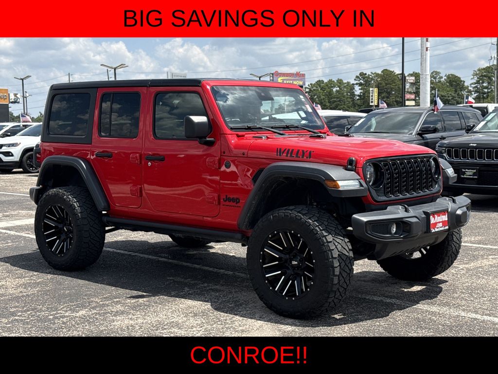2024 Jeep Wrangler Sport Red at DeMontrond Mazda