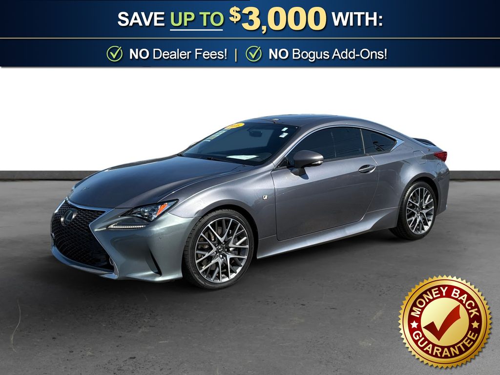 Gray Pearl 2016 Lexus RC Coupe Rear-Wheel Drive 8-Speed Automatic