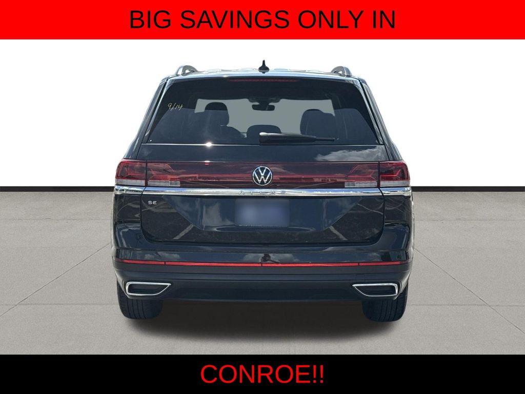 2024 Volkswagen Atlas 2.0T SE Black at DeMontrond Mazda