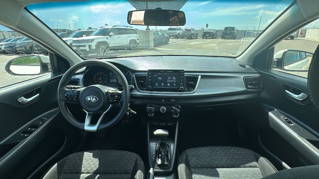 2019 Kia Rio S White at Emmons Autoplex