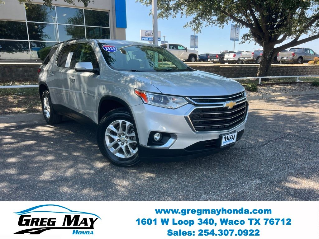 Silver Ice Metallic 2020 Chevrolet Traverse SUV / Crossover Front-Wheel Drive 9-Speed Automatic
