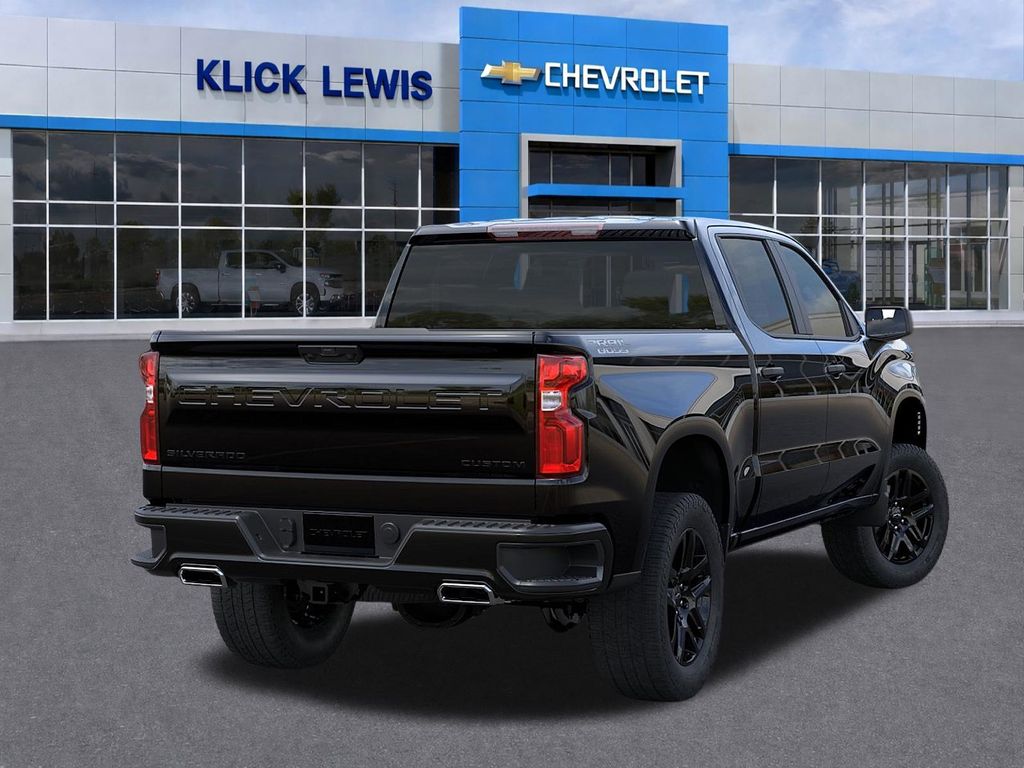 2026 Chevrolet Silverado 1500 Custom Trail Boss Black at Klick Lewis Buick Chevrolet