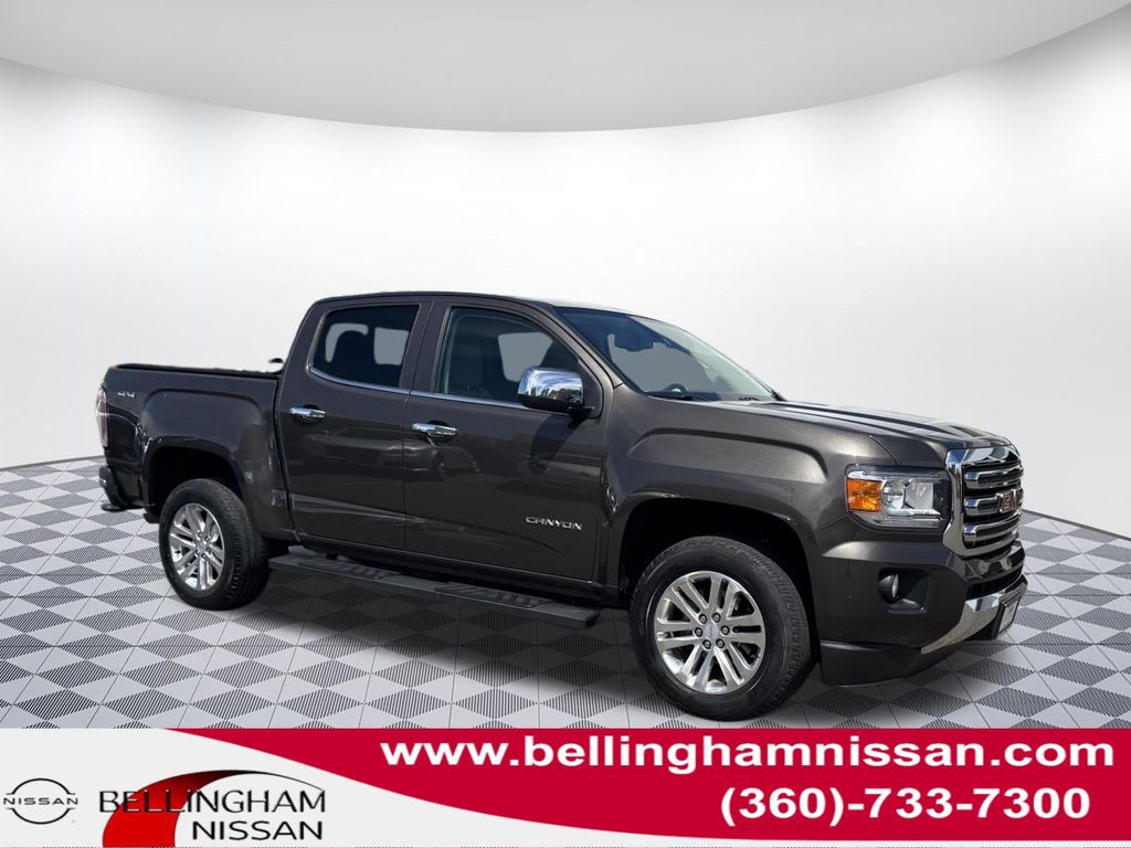 Smokey Quartz Metallic 2019 GMC Canyon Pickup Truck Four-Wheel Drive 8-Speed Automatic