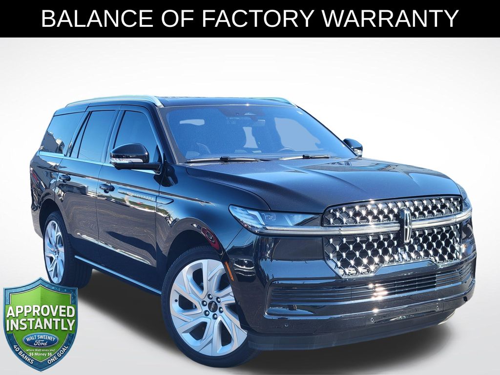 Black Metallic 2025 Lincoln Navigator SUV / Crossover Four-Wheel Drive Automatic