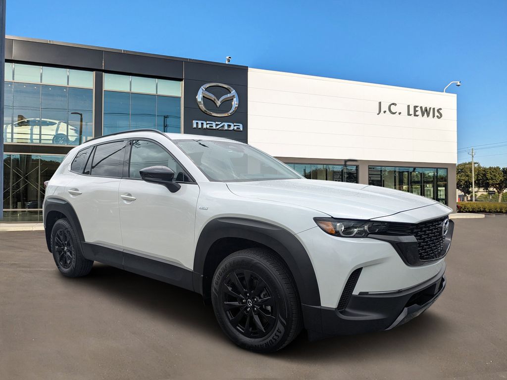 White (Wind Chill Pearl) 2025 Mazda CX-50 Hybrid Premium AWD SUV / Crossover All-Wheel Drive Continuously Variable Transmission