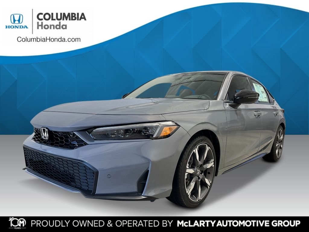 Urban Gray Pearl 2026 Honda Civic Hybrid Hatchback Front-Wheel Drive Continuously Variable Transmission