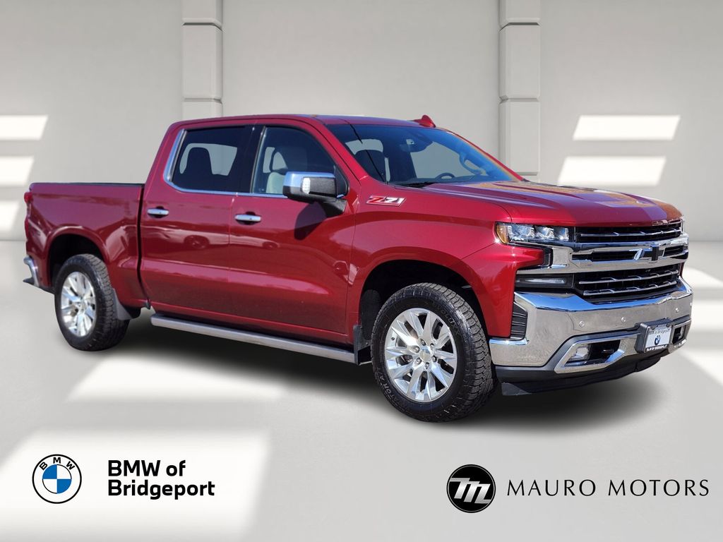 Cajun Red Tintcoat 2019 Chevrolet Silverado 1500 LTZ Crew Cab 4WD Pickup Truck Four-Wheel Drive 8-Speed Automatic