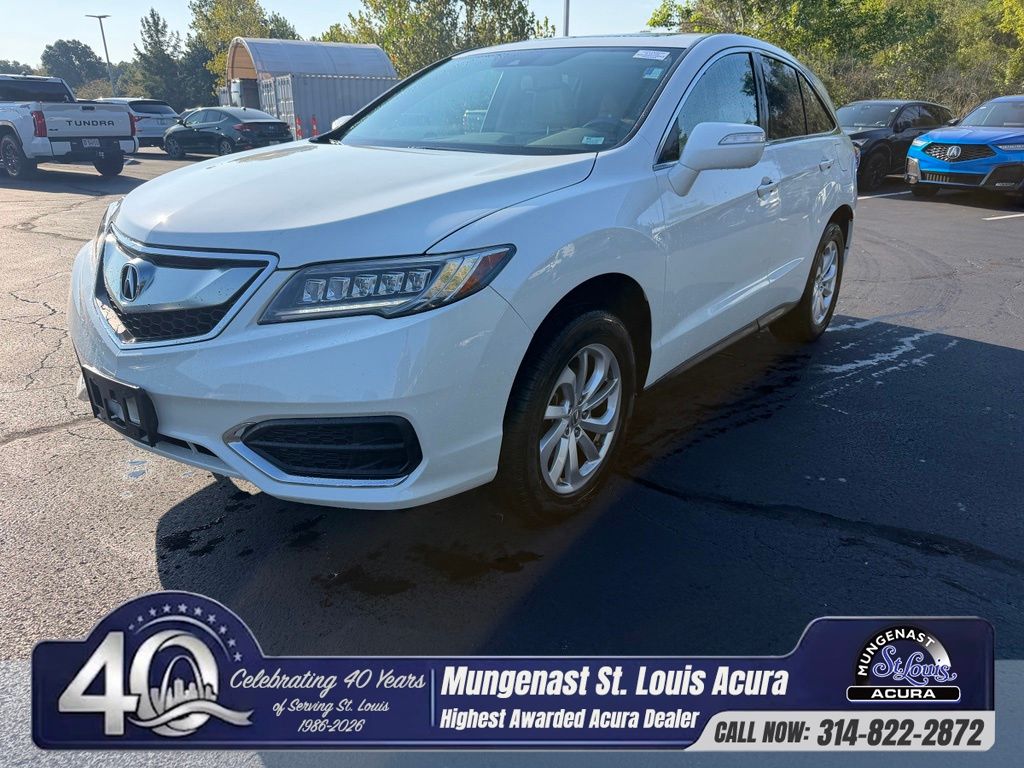 White Diamond Pearl 2016 Acura RDX SUV / Crossover All-Wheel Drive 6-Speed Automatic
