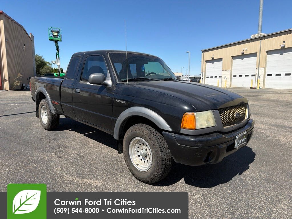 Black 2002 Ford Ranger Pickup Truck Rear-Wheel Drive 5-Speed Automatic