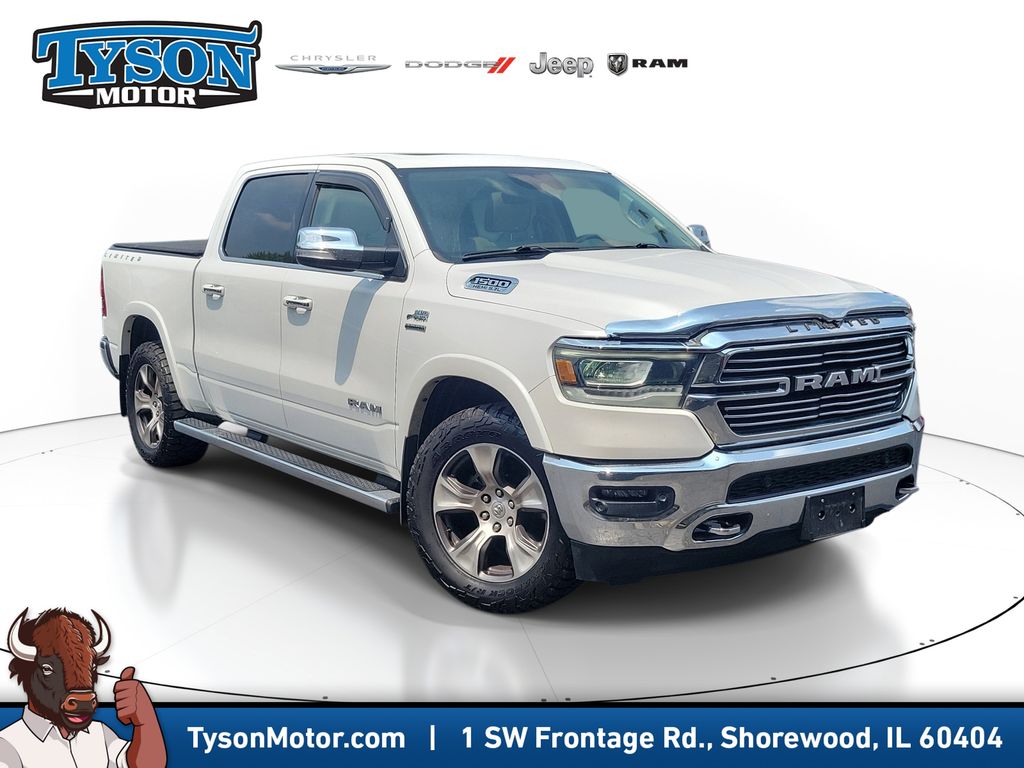 Ivory White 2022 RAM 1500 Pickup Truck Four-Wheel Drive 8-Speed Automatic