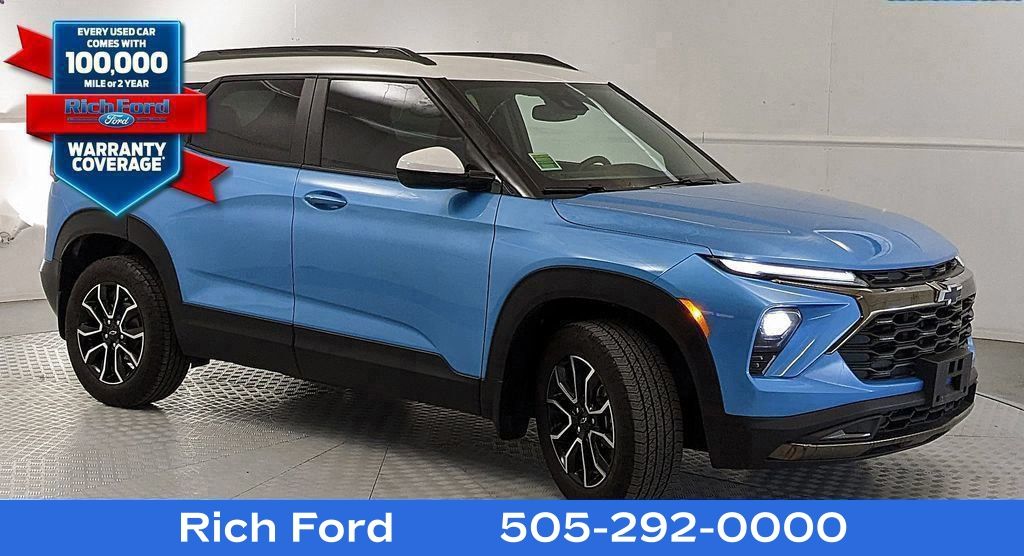 Marina Blue Metallic 2025 Chevrolet Trailblazer ACTIV AWD SUV / Crossover Four-Wheel Drive 9-Speed Automatic