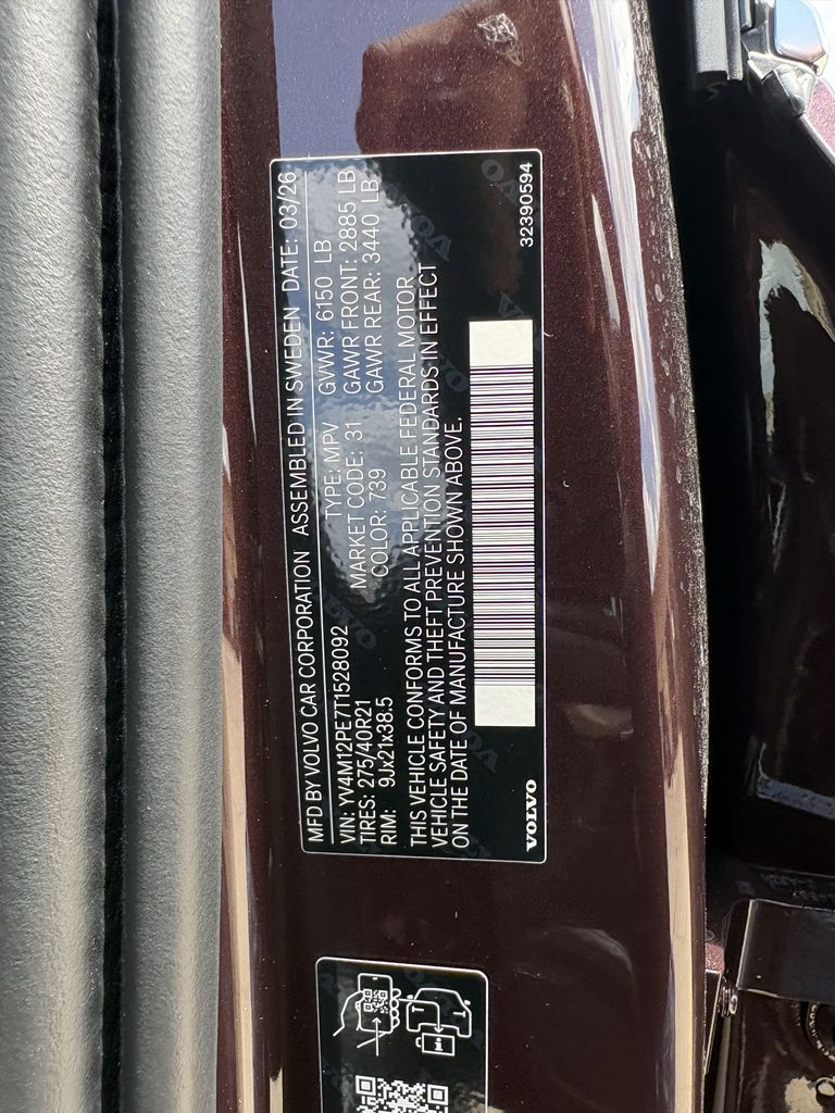 2026 Volvo XC90 B5 Plus Red at DeMontrond Automotive Group