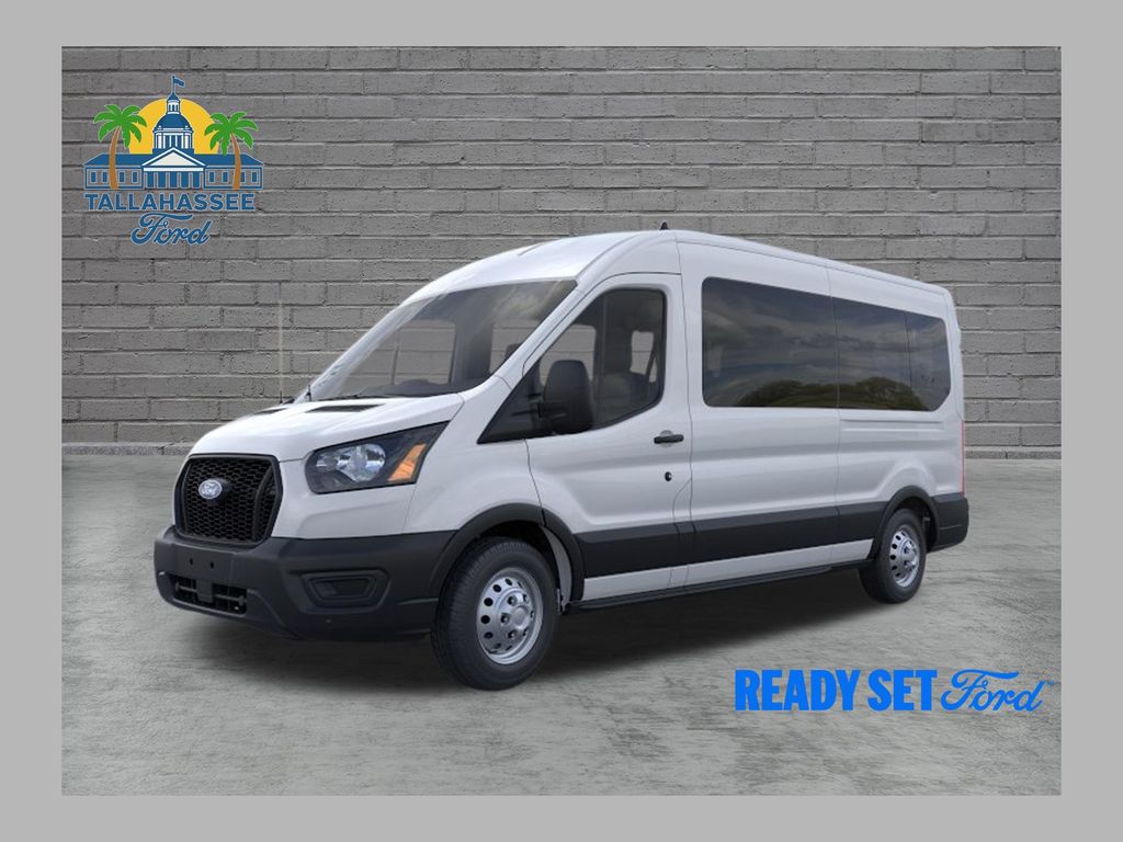 Oxford White 2026 Ford Transit Passenger Van All-Wheel Drive