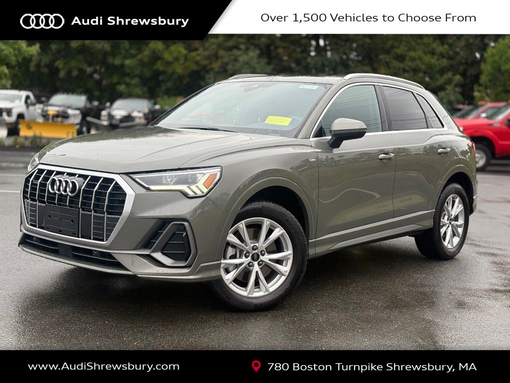 Gray Metallic 2025 Audi Q3 SUV / Crossover All-Wheel Drive 8-Speed Automatic