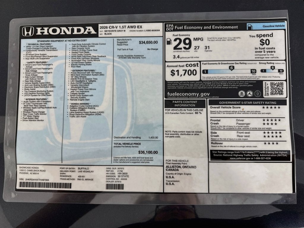 Thumbnail: 2026 Honda CR-V - 9