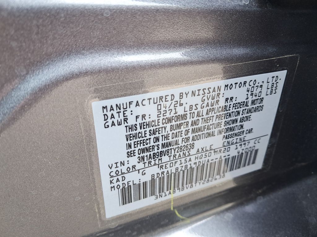 2026 Nissan Sentra S Gray at Klick Lewis Buick Chevrolet