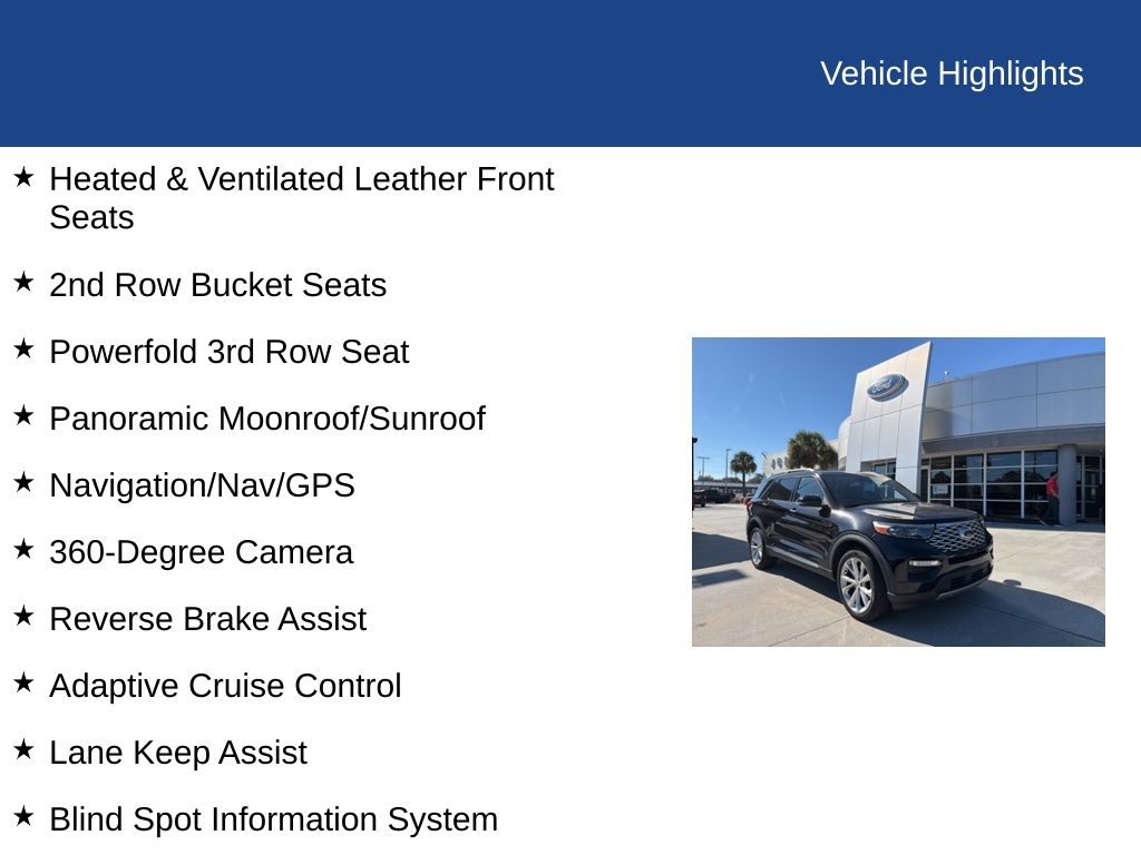 2022 Ford Explorer Platinum