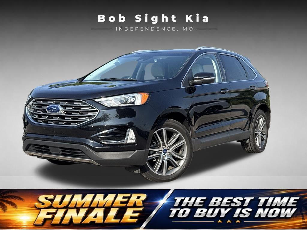 Black Metallic 2019 Ford Edge SUV / Crossover Front-Wheel Drive 8-Speed Automatic