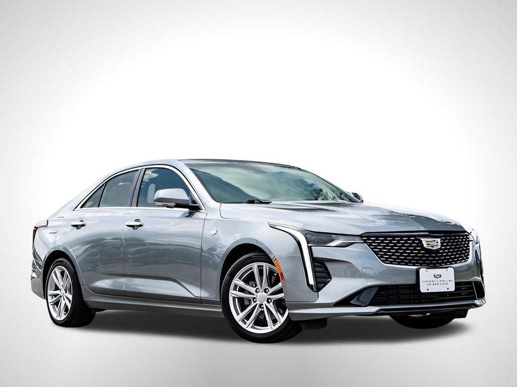 Silver Metallic 2023 Cadillac CT4 Luxury RWD Sedan Rear-Wheel Drive 8-Speed Automatic