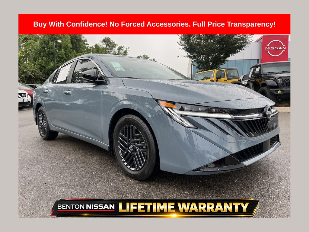 Atlantic Gray Metallic 2026 Nissan Sentra Sedan Front-Wheel Drive Continuously Variable Transmission