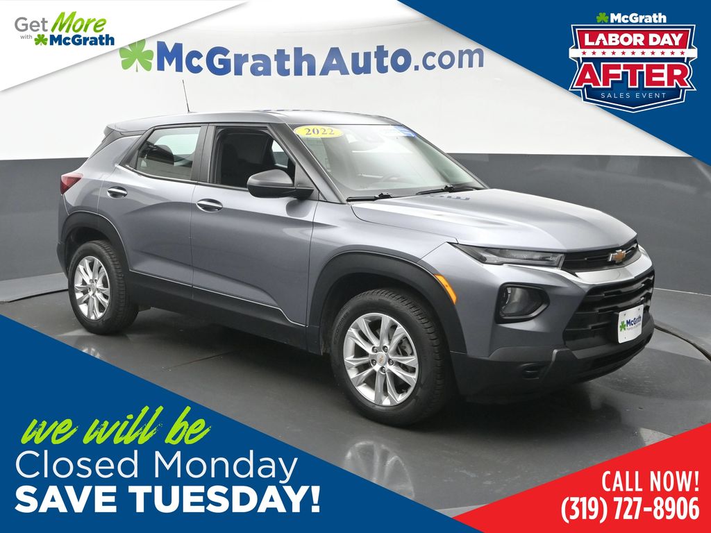 Gray (Satin Steel Metallic) 2022 Chevrolet Trailblazer SUV / Crossover Four-Wheel Drive 9-Speed Automatic