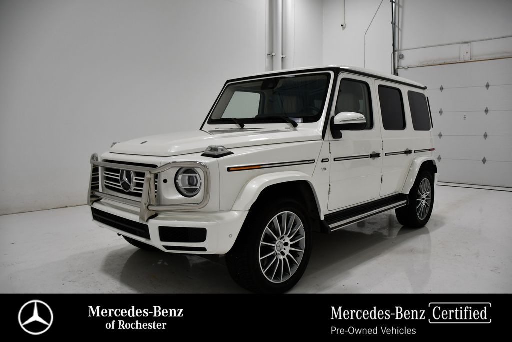designo Diamond White Metallic 2021 Mercedes-Benz G-Class SUV / Crossover All-Wheel Drive 9-Speed Automatic