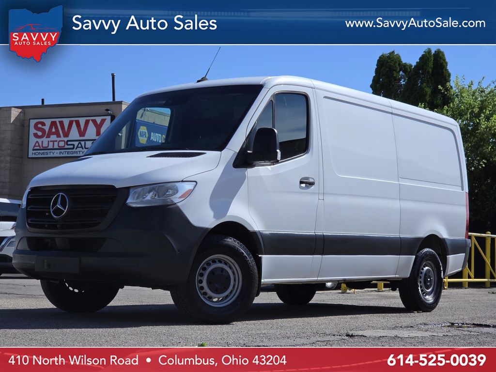 White 2022 Mercedes-Benz Sprinter Cargo Van 4X2 9-Speed Automatic