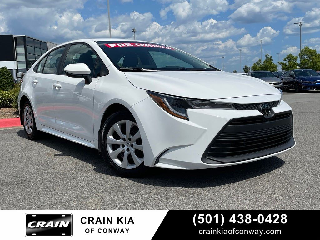 Ice Cap 2024 Toyota Corolla Sedan Front-Wheel Drive Continuously Variable Transmission