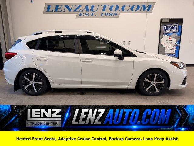 Crystal White Pearl 2020 Subaru Impreza 2.0i Premium Hatchback AWD Hatchback All-Wheel Drive Continuously Variable Transmission