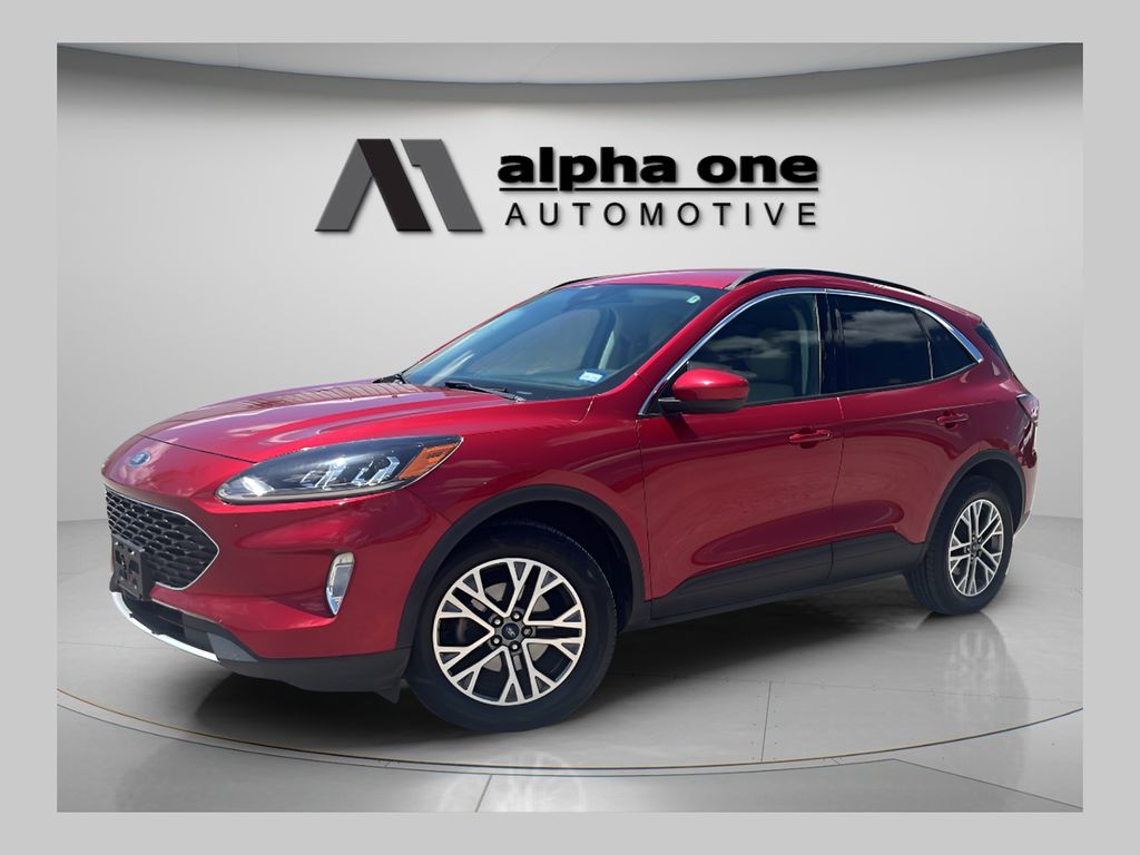 Rapid Red Metallic Tinted Clearcoat 2022 Ford Escape SUV / Crossover All-Wheel Drive 8-Speed Automatic