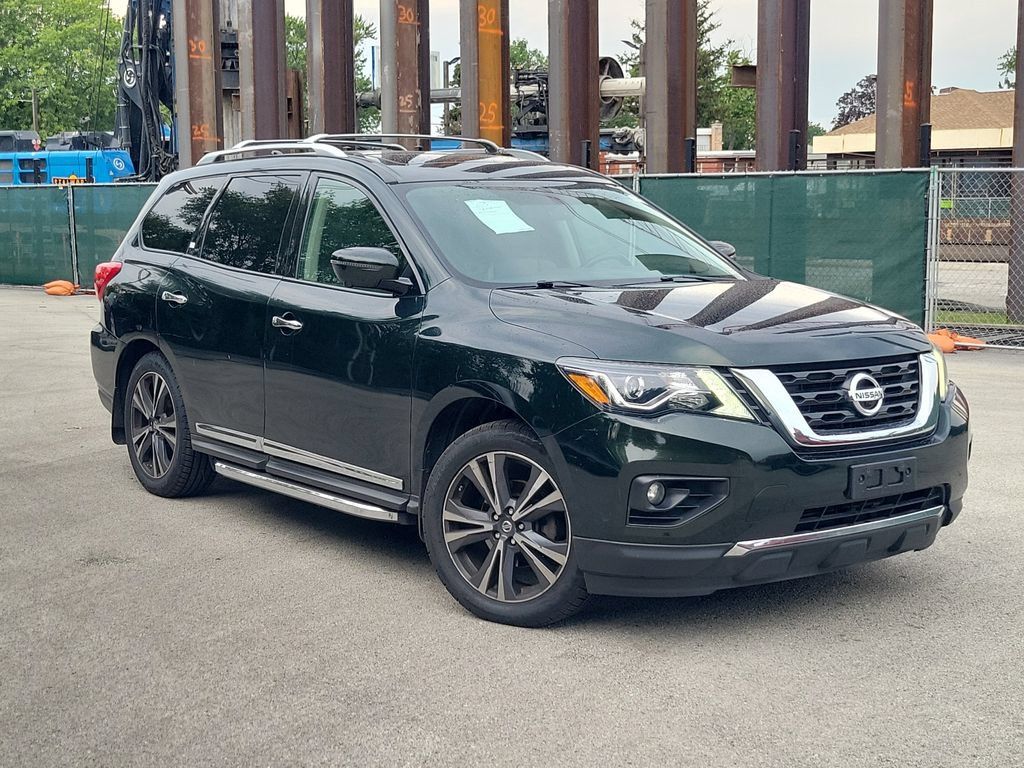 Midnight Pine Metallic 2019 Nissan Pathfinder SUV / Crossover Four-Wheel Drive Continuously Variable Transmission