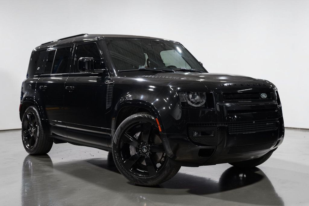 Santorini Black Metallic 2023 Land Rover Defender SUV / Crossover All-Wheel Drive Automatic