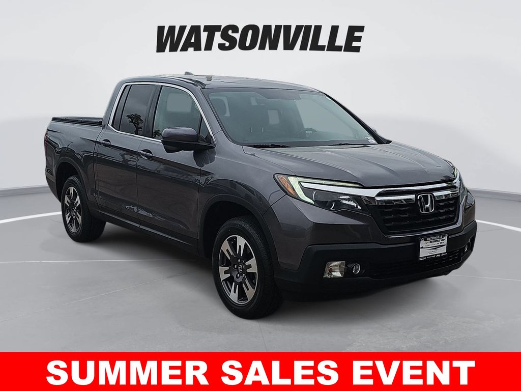 Gray (Modern Steel Metallic) 2019 Honda Ridgeline Pickup Truck All-Wheel Drive 6-Speed Automatic