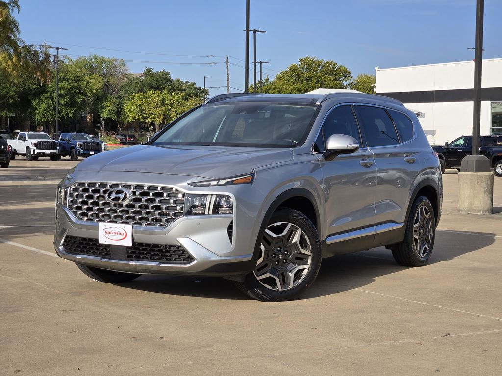Shimmering Silver Pearl 2021 Hyundai Santa Fe SUV / Crossover Front-Wheel Drive Automatic