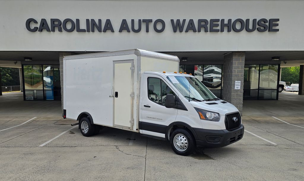 Oxford White 2023 Ford Transit Chassis Van Rear-Wheel Drive 