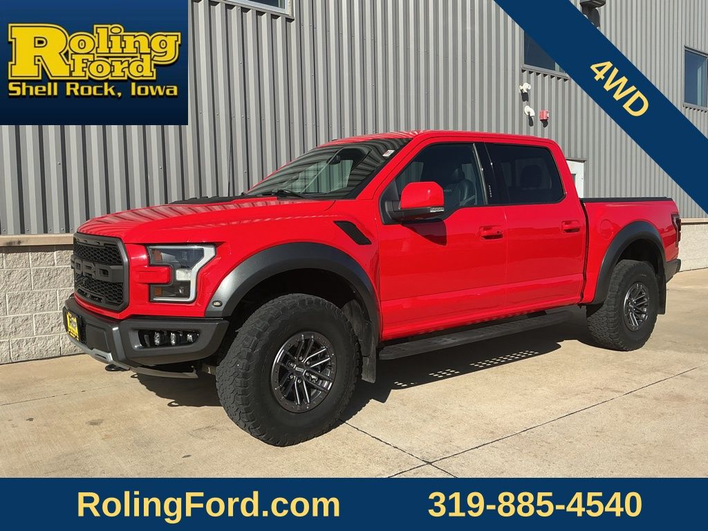 Race Red 2018 Ford F-150 Pickup Truck Four-Wheel Drive Automatic