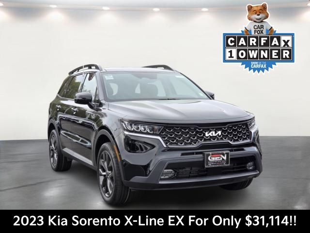 Ebony Black 2023 Kia Sorento SUV / Crossover All-Wheel Drive 8-Speed Dual Clutch