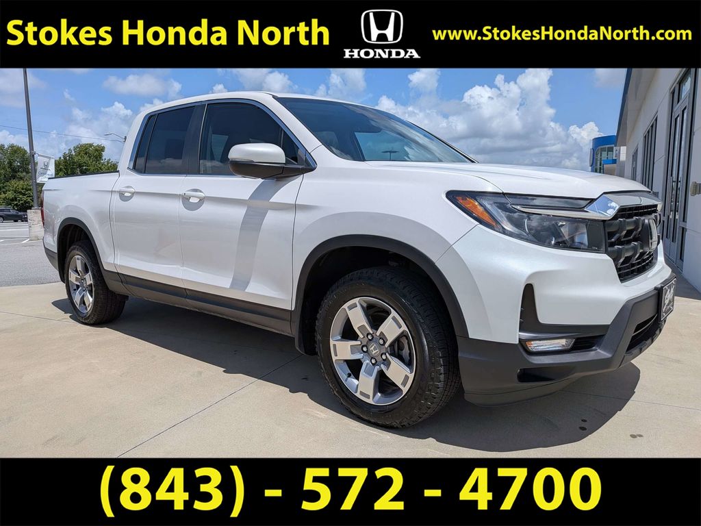 2025 Honda Ridgeline RTL White at Stokes Honda North