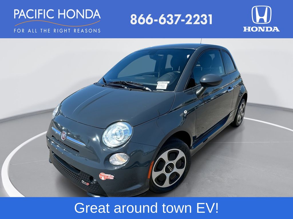 Metallo Gray 2018 FIAT 500e FWD Hatchback Front-Wheel Drive Automatic